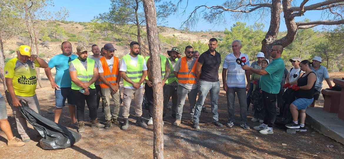 Kalkanlı Piknik Alanı’nda çevre etkinliği düzenlendi