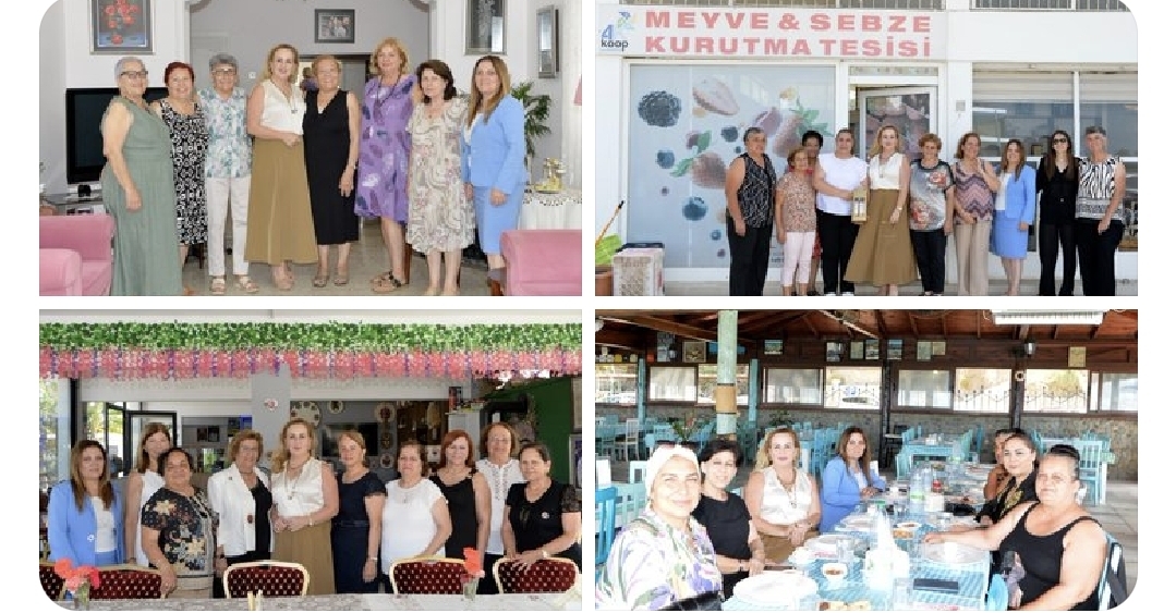 Cumhurbaşkanı  Tatar’ın eşi Sibel Tatar, Güzelyurt ve Lefke’deki kadın örgütlerini ziyaret etti