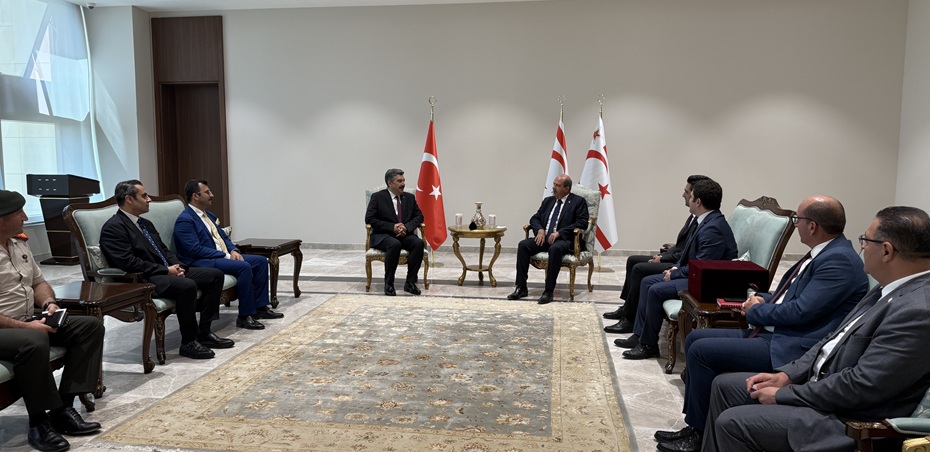 Cumhurbaşkanı Tatar, HAVELSAN yetkililerini kabul etti